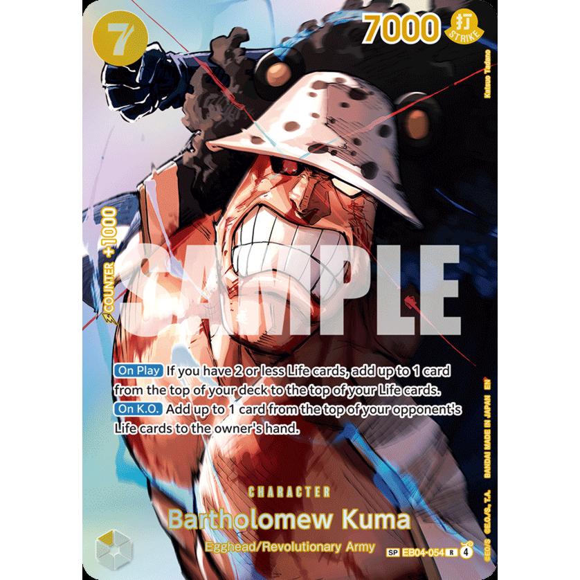 OPCG [OP16-EB04-054 R] Bartholomew Kuma (SP)