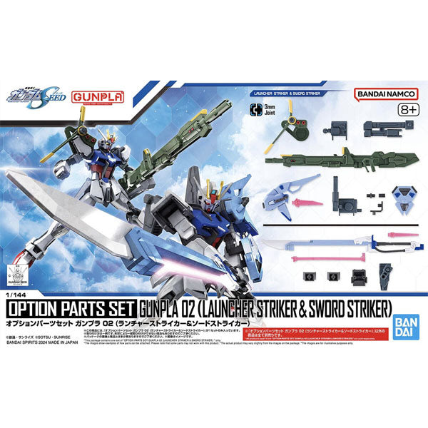 HG Gundam Option Parts Set Gunpla 02 (Launcher Striker & Sword Striker)