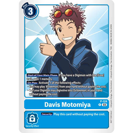 DCG [P-124 P] Davis Motomiya (NYCC 2023 Demo Deck)