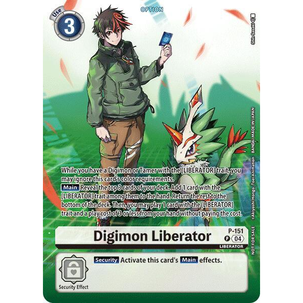 DCG [P-151 P] Digimon Liberator (EX7 Digimon Liberator Legend Pack 2024)