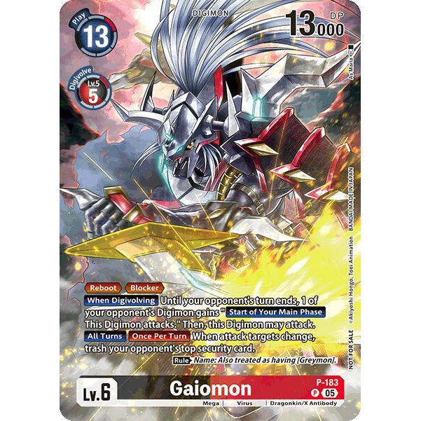 DCG [P-183 P] Gaiomon (BT-21: Illustration Celebration Pack)