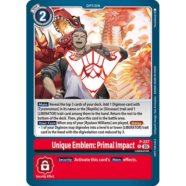 DCG [P-227] Unique Emblem: Primal Impact
