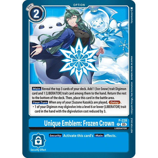 DCG [P-228] Unique Emblem: Frozen Crown