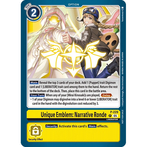 DCG [P-229] Unique Emblem: Narrative Ronde
