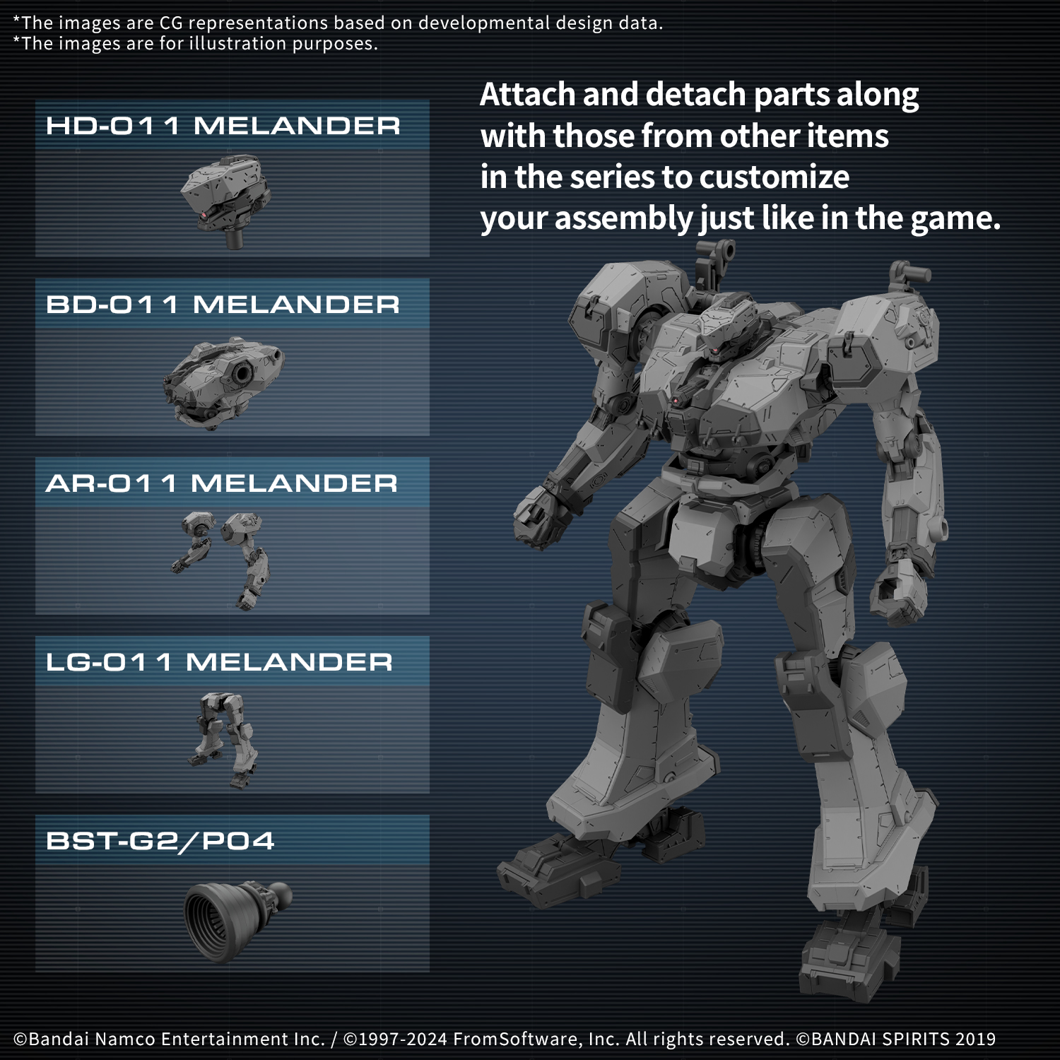 30MM #06 ARMORED CORE VI FIRES OF RUBICON Balam Industries BD-011 Melander
