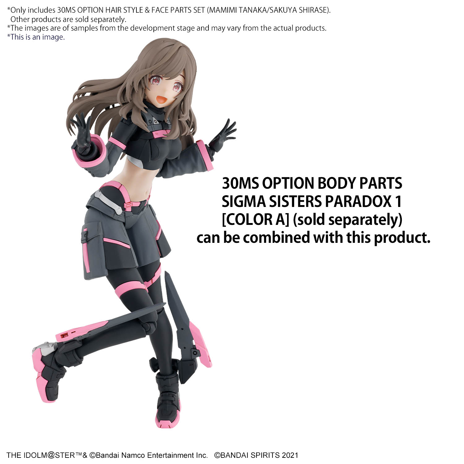 30MS Option Hair Style & Face Parts Set (Mamimi Tanaka / Sakuya Shirase)