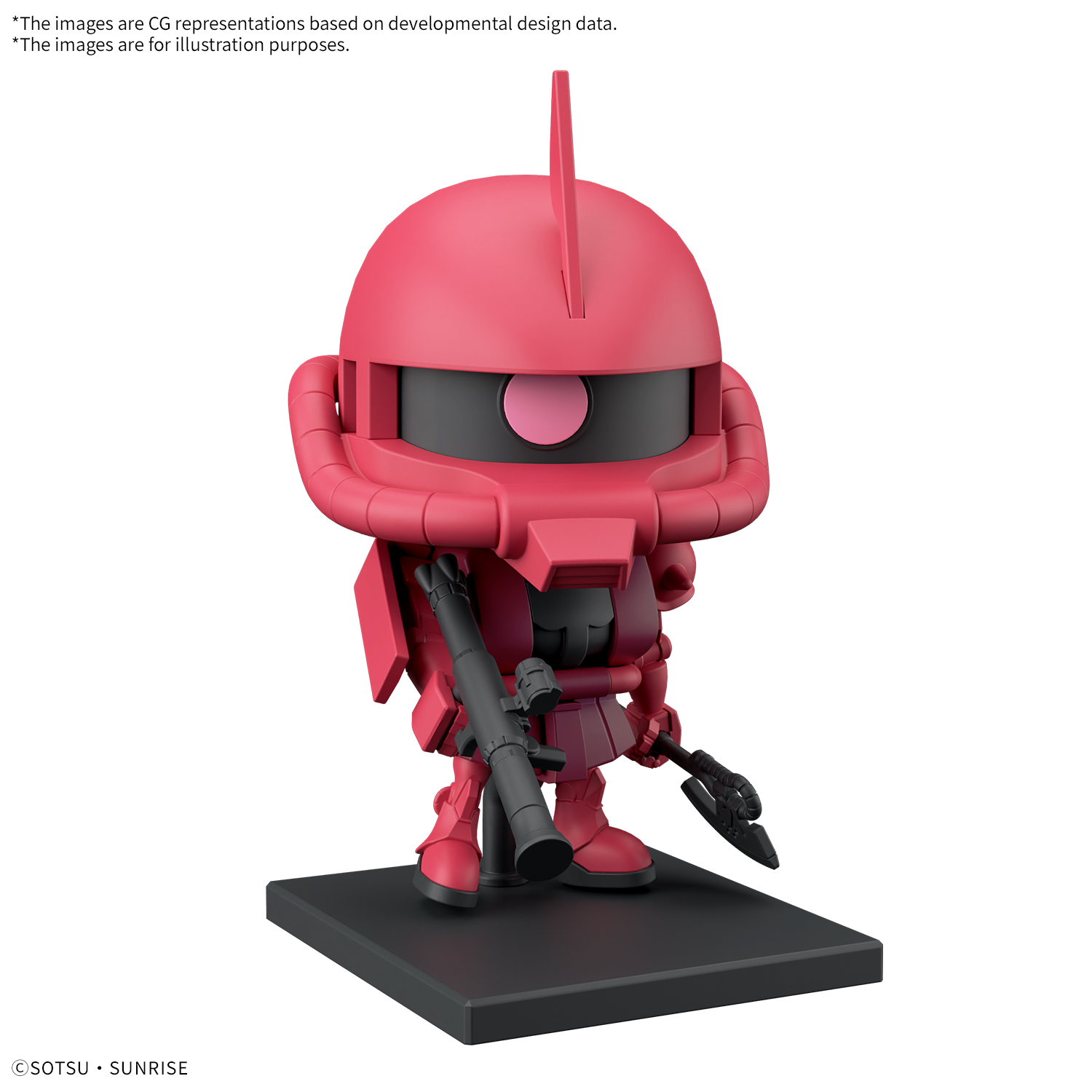 CharZaku-Kun DX Set (With Runner Ver. Recreation Parts)