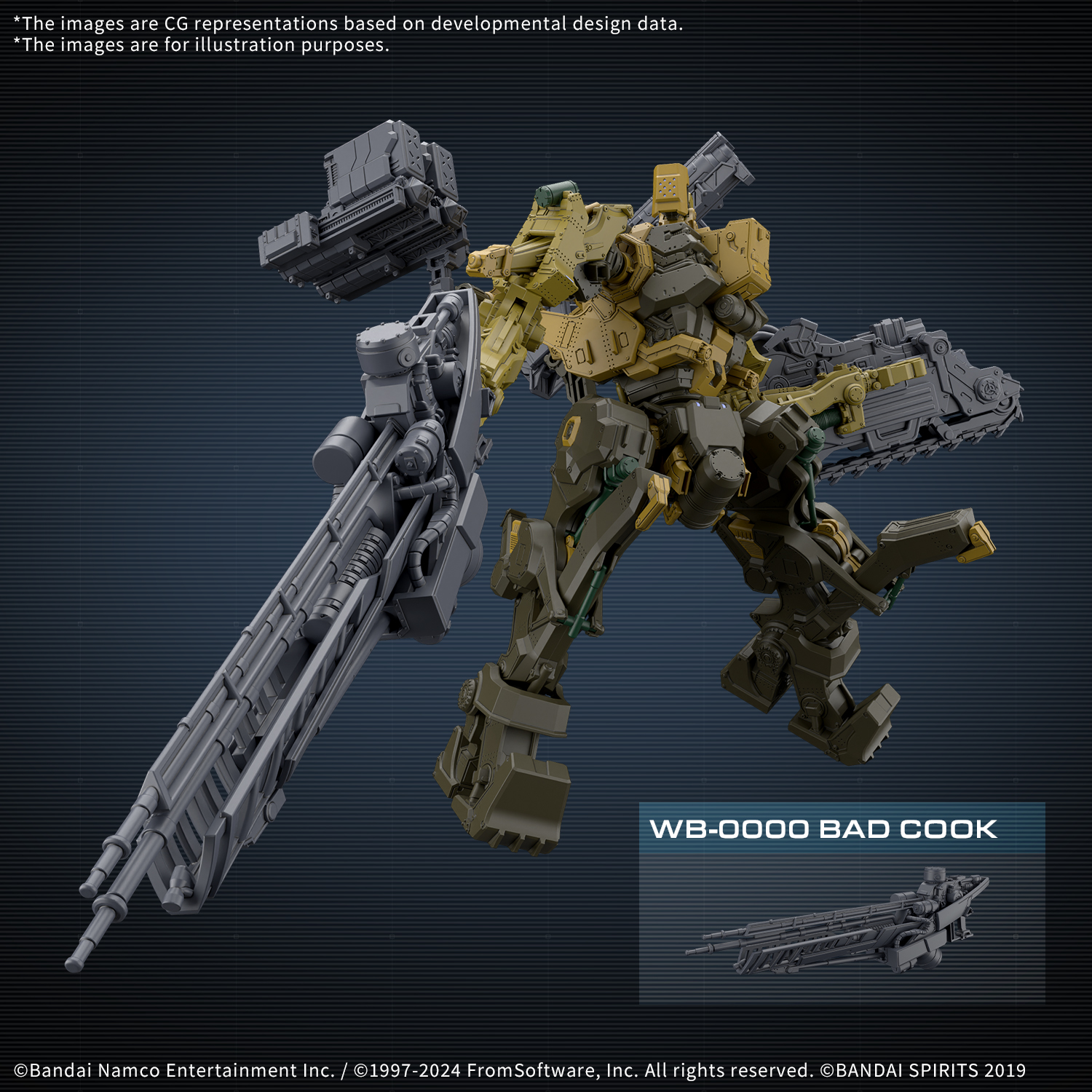 30MM #05 ARMORED CORE VI FIRES OF RUBICON RaD CC-3000 Wrecker Milk Tooth