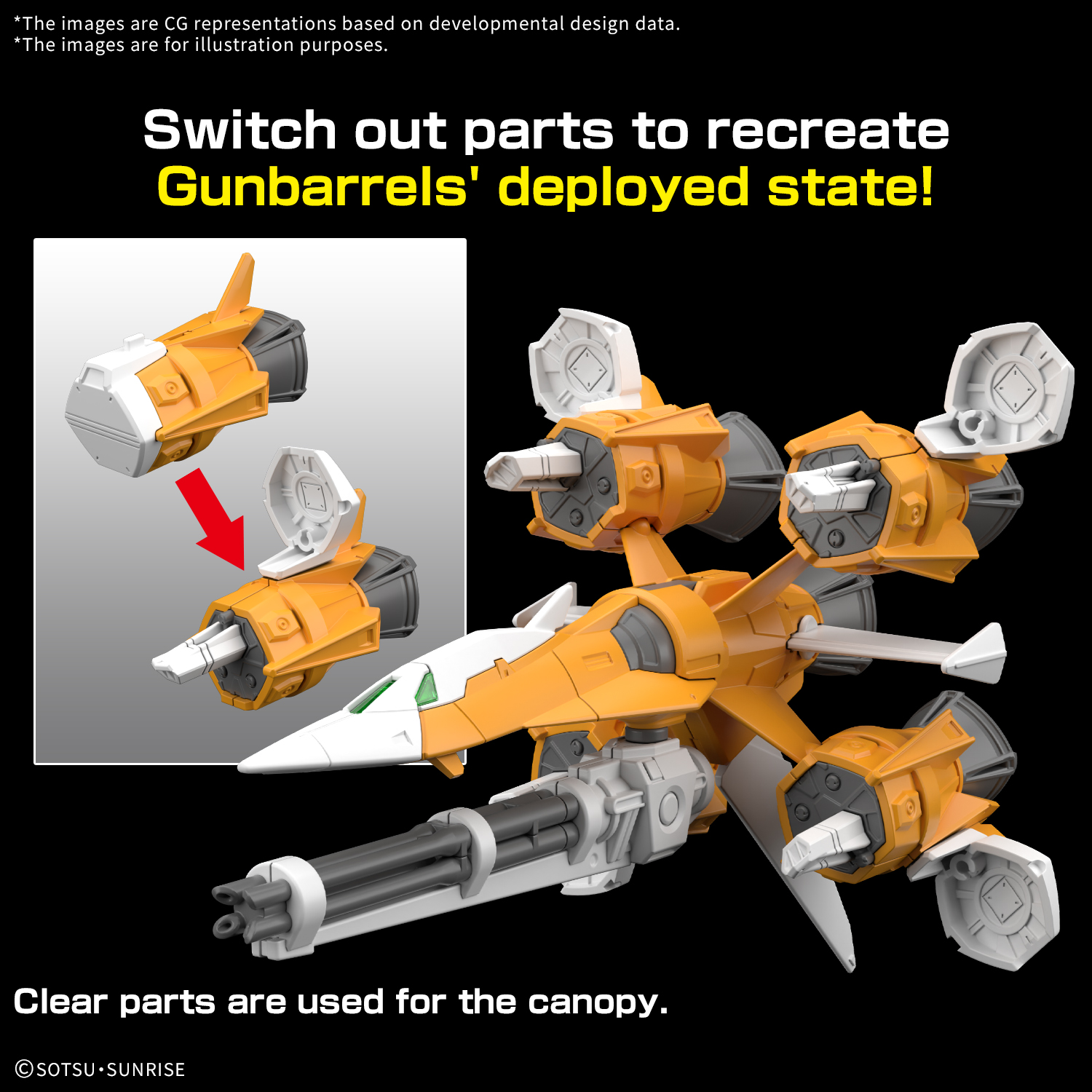 HG Gundam Option Parts Set Gunpla 14 (Gunbarrel Striker)