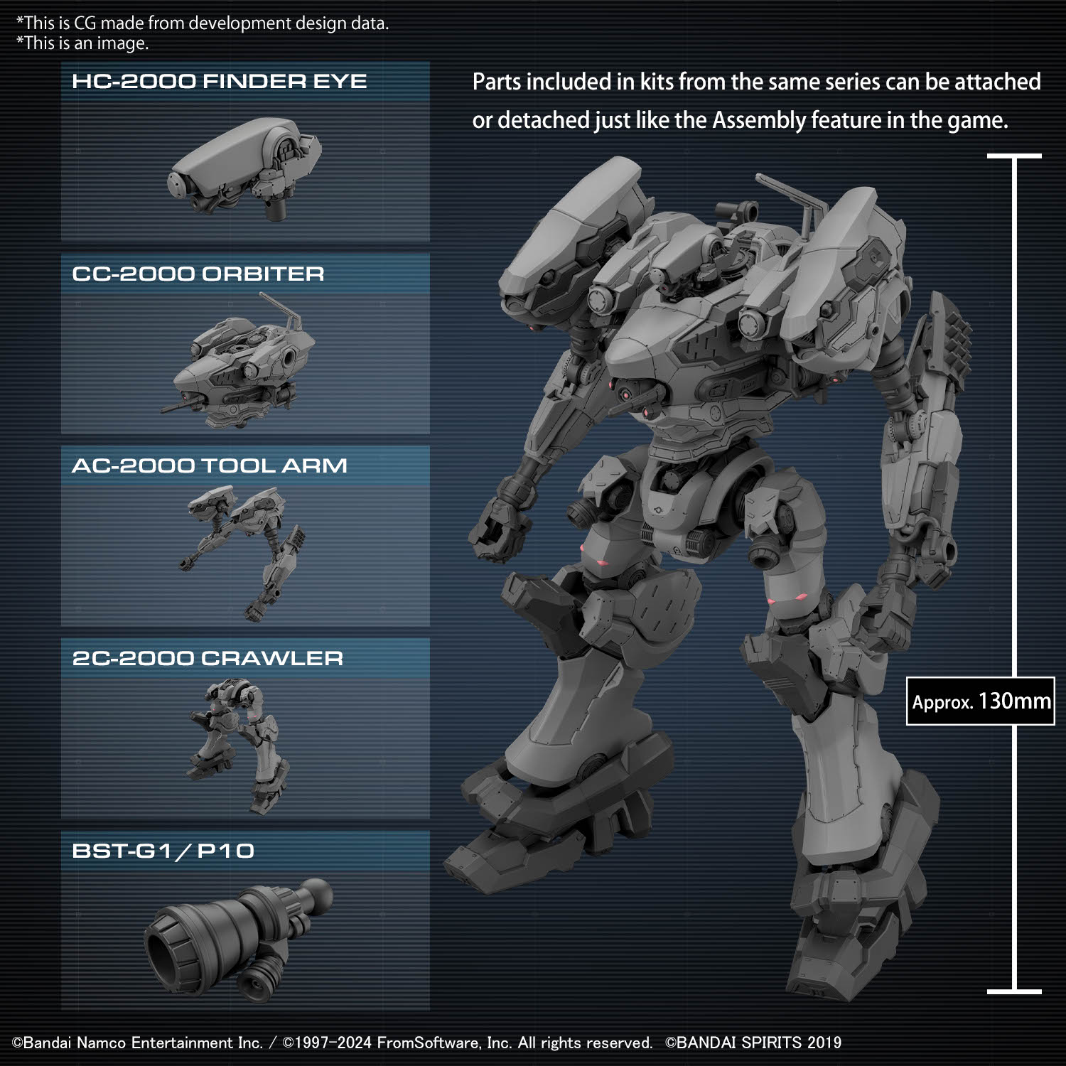 30MM #04 Armored Core VI Fires of Rubicon RaD CC-2000 Orbiter