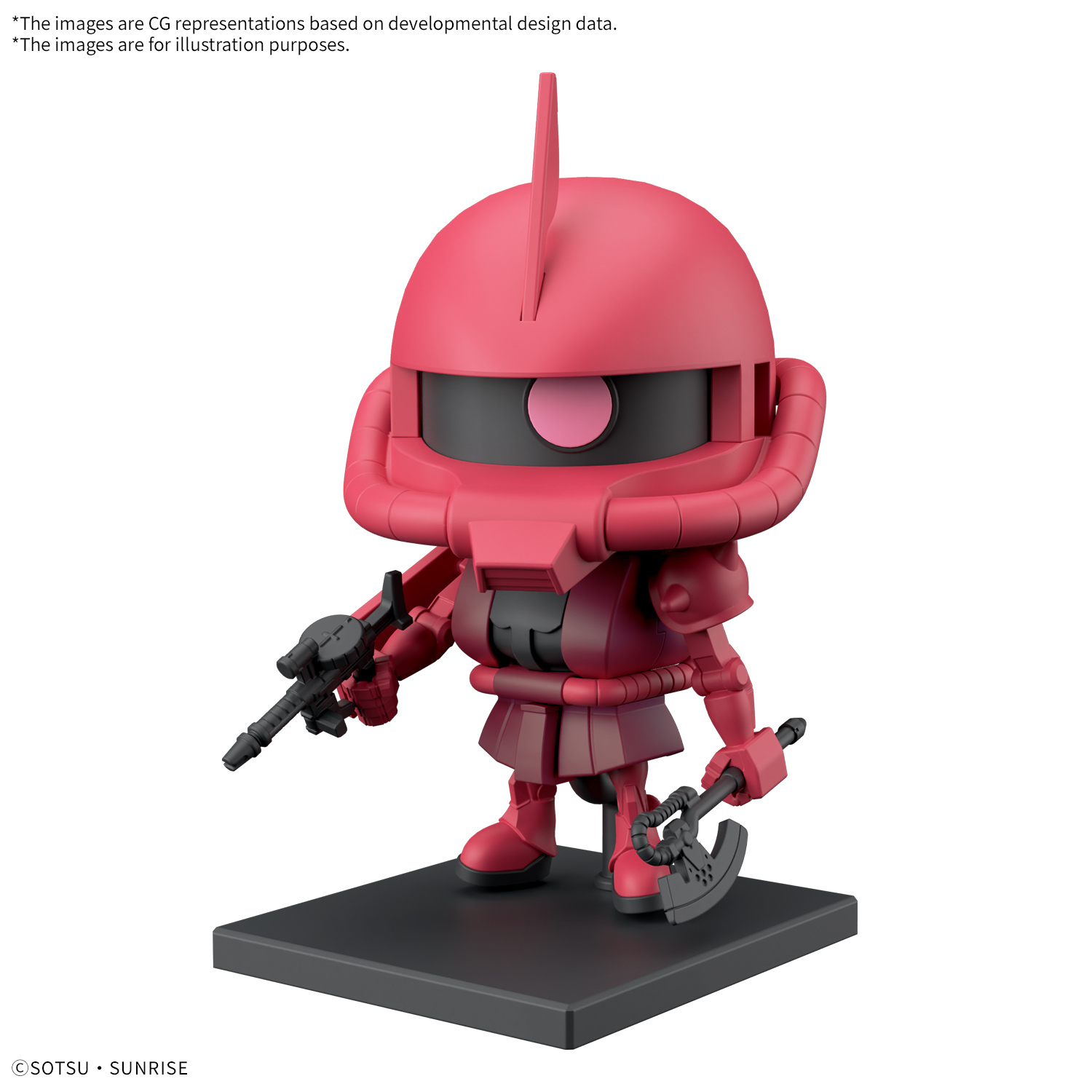CharZaku-Kun DX Set (With Runner Ver. Recreation Parts)