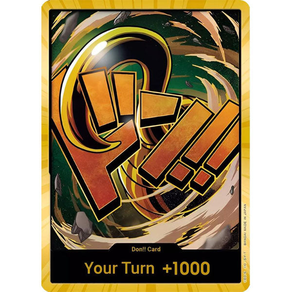 OPCG [PRB01- DON!!] DON!! Card (Crocodile) (Gold)