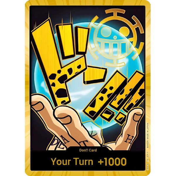 OPCG [PRB01- DON!!] DON!! Card (Trafalgar Law) (Gold)