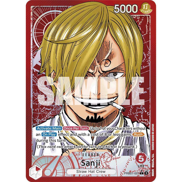 OPCG [PRB01-PRB01-001 L] Sanji (Alternate Art)