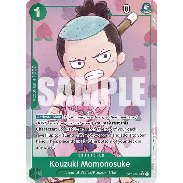 OPCG [PRB01-OP01-041 R] Kouzuki Momonosuke (Alternate Art)