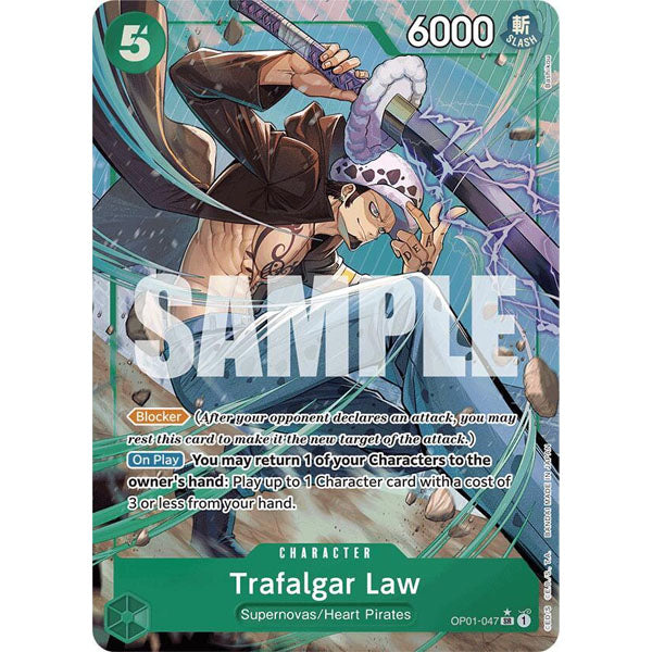 OPCG [PRB01-OP01-047 SR] Trafalgar Law (Full Art)