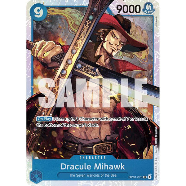 OPCG [PRB01-OP01-070 SR] Dracule Mihawk (Reprint)