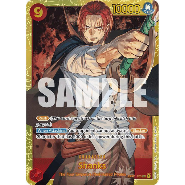 OPCG [PRB01-OP01-120 SEC] Shanks (Reprint)