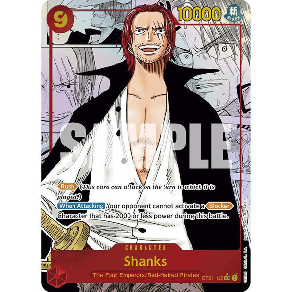OPCG [PRB01-OP01-120 SEC] Shanks (Manga)