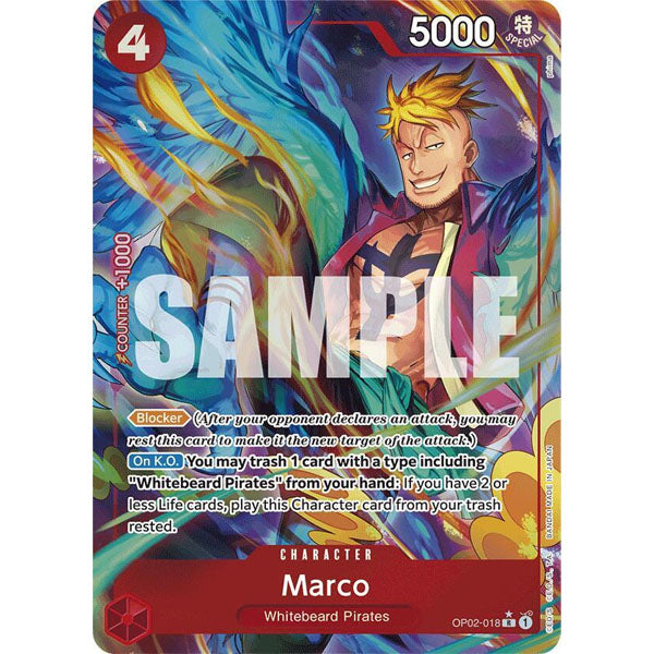 OPCG [PRB01-OP02-018 R] Marco (Alternate Art)