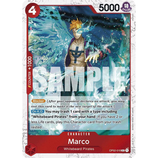 OPCG [PRB01-OP02-018 R] Marco (Reprint)