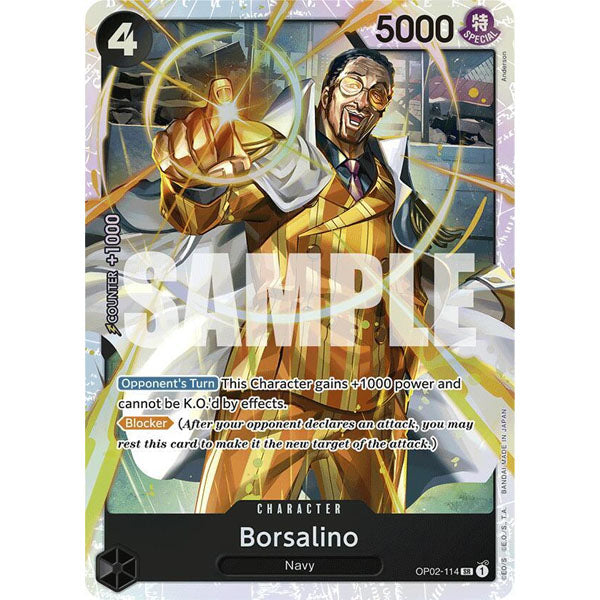 OPCG [PRB01-OP02-114 SR] Borsalino (Reprint)