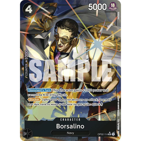 OPCG [PRB01-OP02-114 SR] Borsalino (Alternate Art)