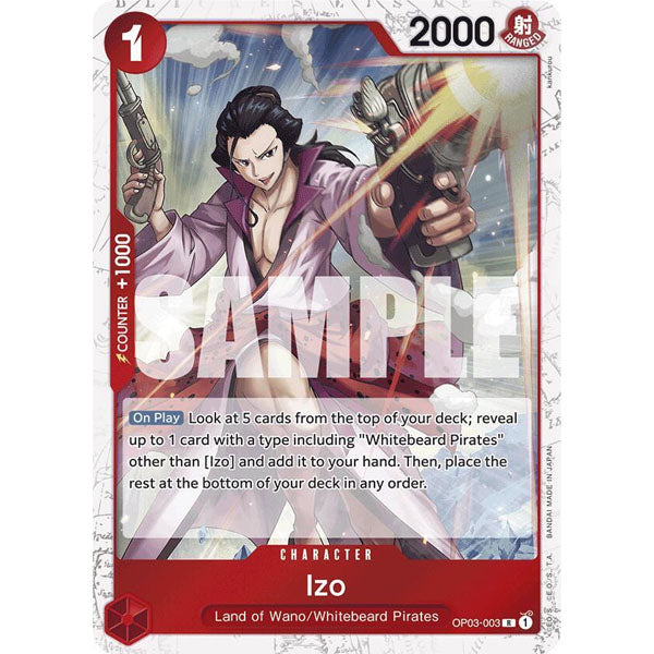 OPCG [PRB01-OP03-003 R] Izo (Jolly Roger Foil)