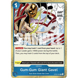 OPCG [PRB01-OP03-055 C] Gum-Gum Giant Gavel (Jolly Roger Foil)