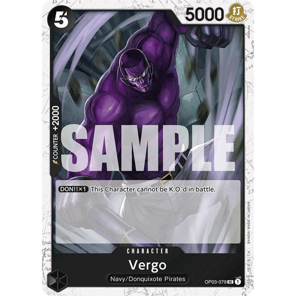 OPCG [PRB01-OP03-079 UC] Vergo (Jolly Roger Foil)