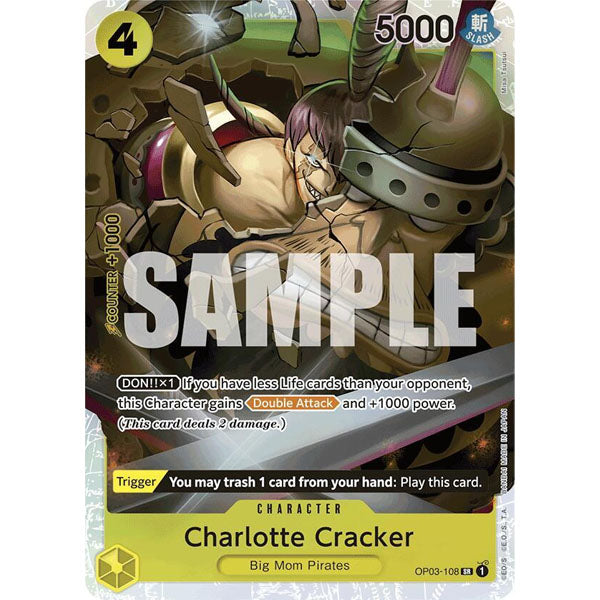 OPCG [PRB01-OP03-108 SR] Charlotte Cracker (Reprint)