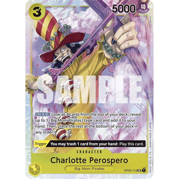 OPCG [PRB01-OP03-113 SR] Charlotte Perospero (Reprint)
