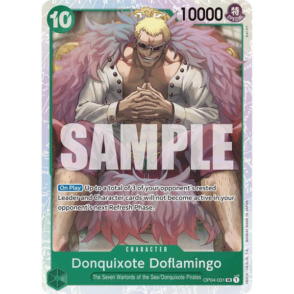 OPCG [PRB01-OP04-031 SR] Donquixote Doflamingo (Reprint)