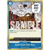 OPCG [PRB01-OP04-056 R] Gum-Gum Red Roc (Textured Foil)