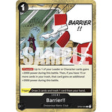 OPCG [PRB01-OP04-095 C] Barrier!! (Textured Foil)