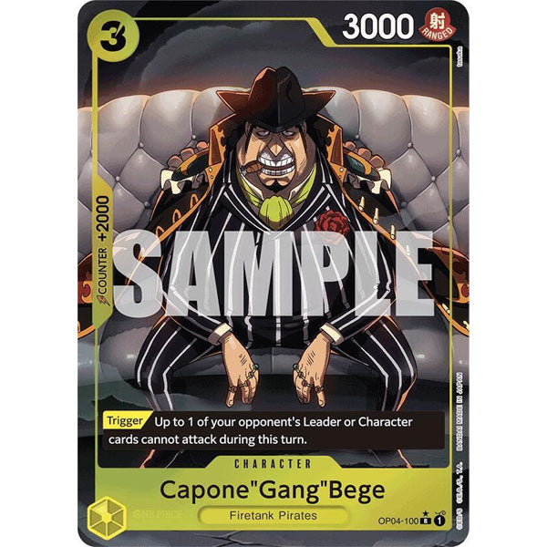 OPCG [PRB01-OP04-100 R] Capone"Gang"Bege (Alternate Art)