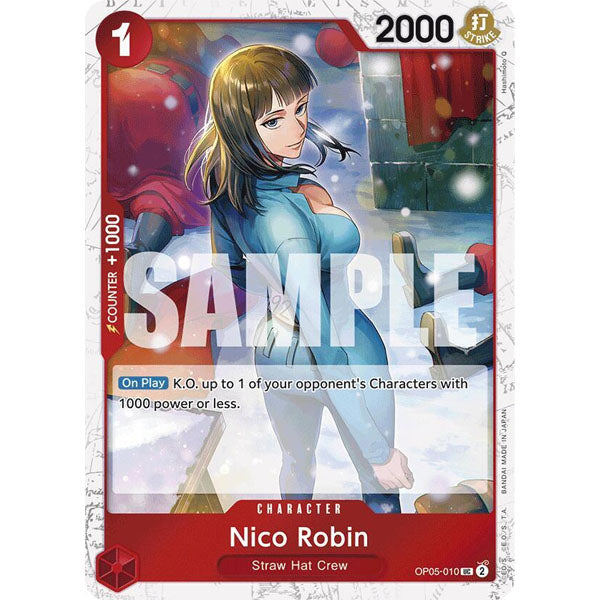 OPCG [PRB01-OP05-010 UC] Nico Robin (Jolly Roger Foil)