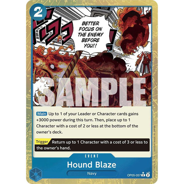 OPCG [PRB01-OP05-057 R] Hound Blaze (Textured Foil)