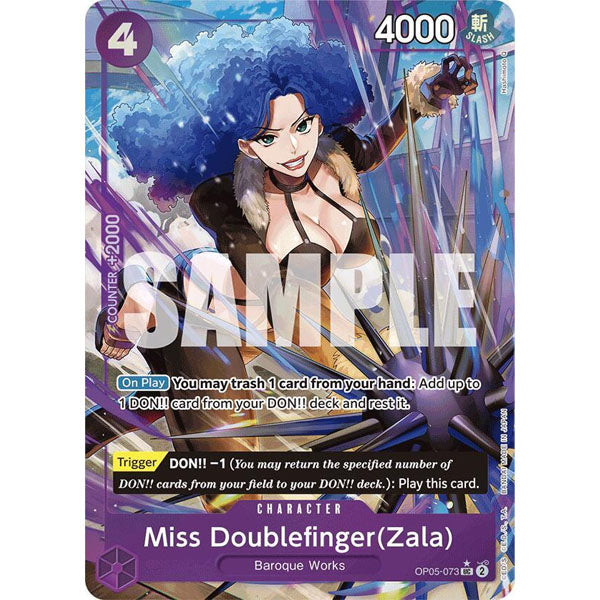 OPCG [PRB01-OP05-073 UC] Miss Doublefinger(Zala) (Full Art)