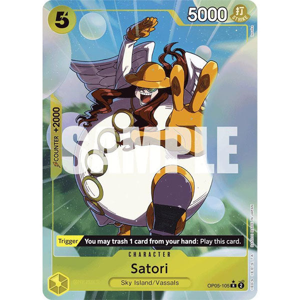 OPCG [PRB01-OP05-105 R] Satori (Alternate Art)