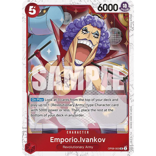 OPCG [PRB01-OP06-003 UC] Emporio.Ivankov (Jolly Roger Foil)