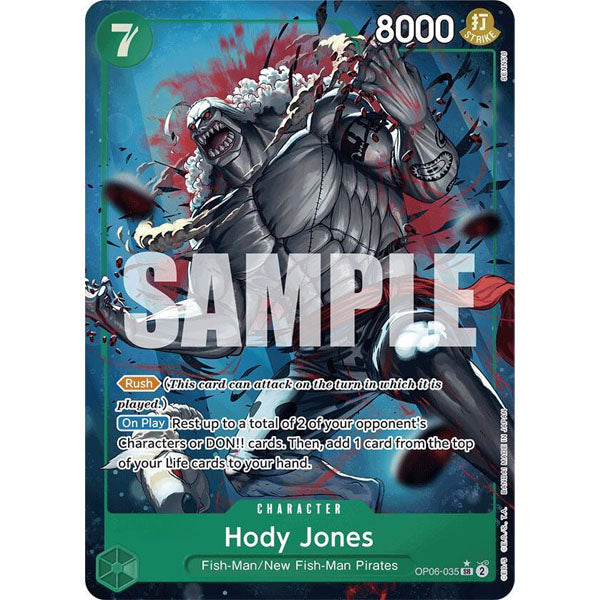 OPCG [PRB01-OP06-035 SR] Hody Jones (Alternate Art)