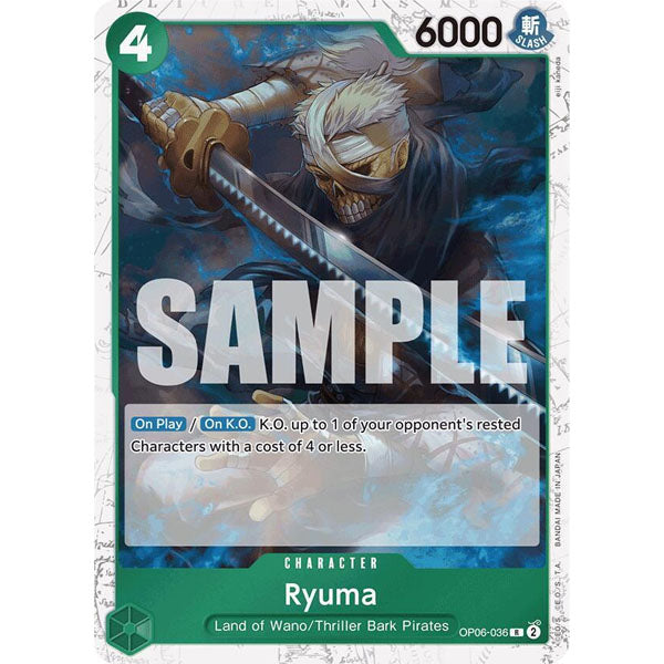 OPCG [PRB01-OP06-036 R] Ryuma (Jolly Roger Foil)