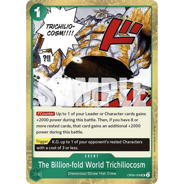 OPCG [PRB01-OP06-038 UC] The Billion-fold World Trichiliocosm (Textured Foil)