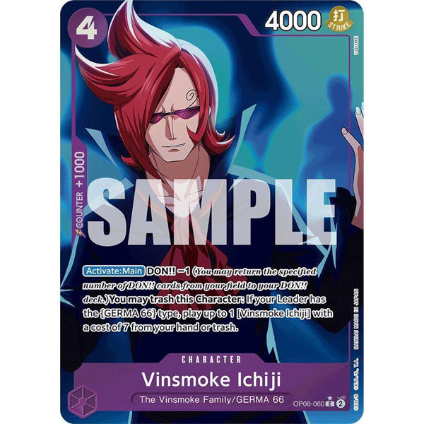 OPCG [PRB01-OP06-060 C] Vinsmoke Ichiji (Full Art)