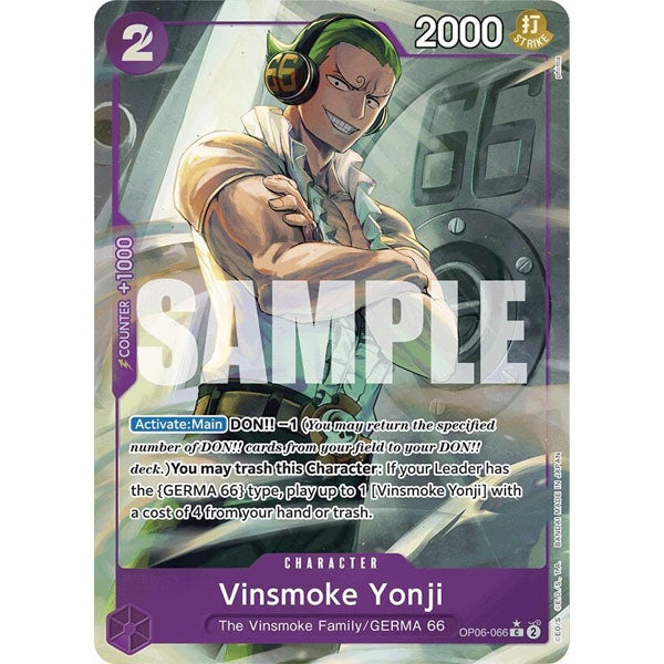 OPCG [PRB01-OP06-066 C] Vinsmoke Yonji (Full Art)