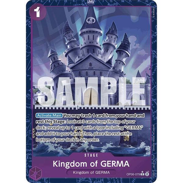 OPCG [PRB01-OP06-079 C] Kingdom of GERMA (Alternate Art)
