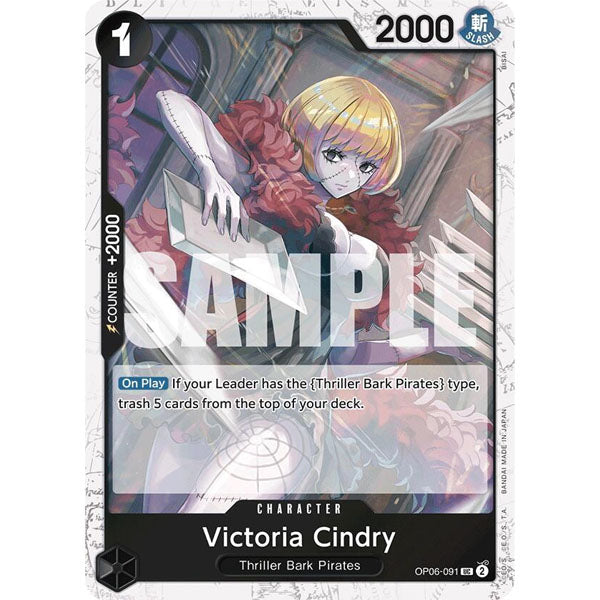 OPCG [PRB01-OP06-091 UC] Victoria Cindry (Jolly Roger Foil)