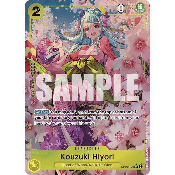 OPCG [PRB01-OP06-106 SR] Kouzuki Hiyori (Alternate Art)