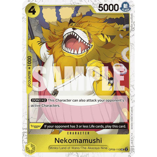 OPCG [PRB01-OP06-110 UC] Nekomamushi (Jolly Roger Foil)